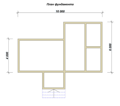 3D План второго этажа проекта ПБ-6