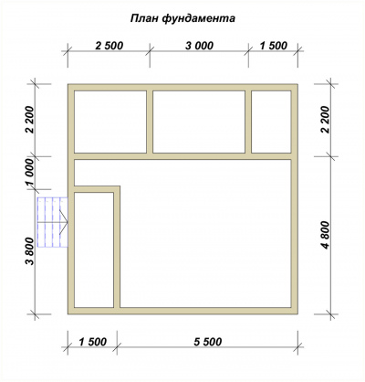 3D План второго этажа проекта ПБ-13