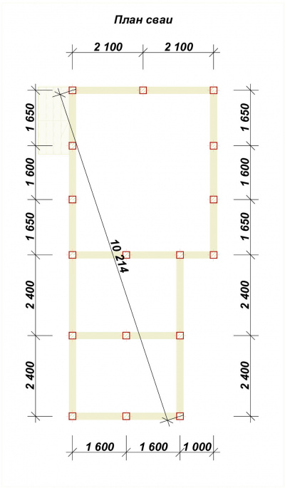 3D План второго этажа проекта ПБ-11