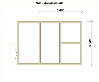 3D План второго этажа проекта ПБ-8