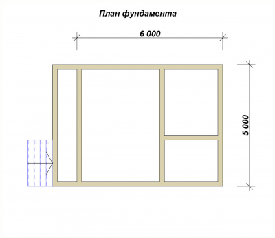 3D План второго этажа проекта ПБ-5