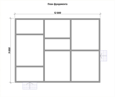 3D План второго этажа проекта 