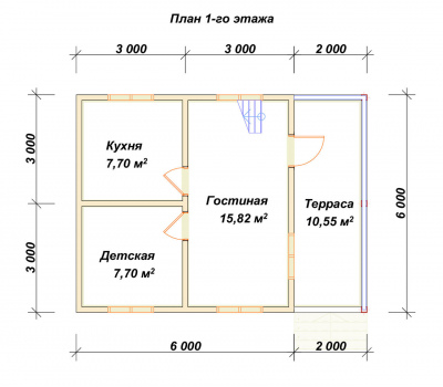План первого этажа проекта 
