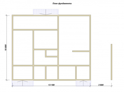 3D План второго этажа проекта 