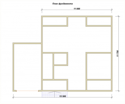 3D План второго этажа проекта 