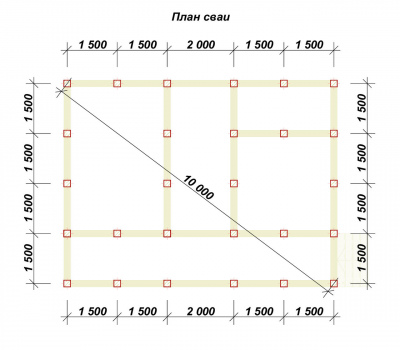 3D План второго этажа проекта 