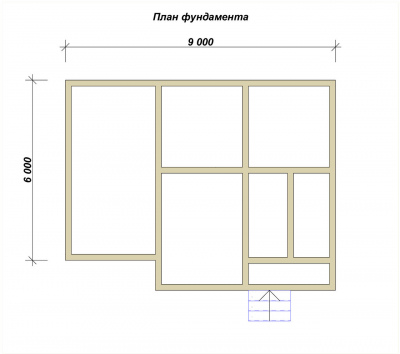 3D План второго этажа проекта 