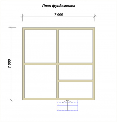 3D План второго этажа проекта