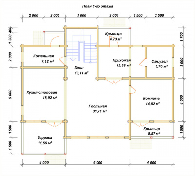 План первого этажа проекта