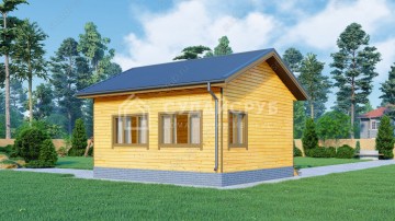 Проект бани из бруса 6х7 м