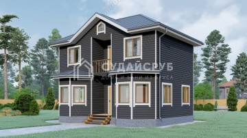 Проект загородного дома 7х9